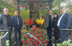 BDU-nun şəhid məzunu Şəhriyar Həbibinin məzarı ziyarət olunub