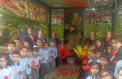 BDU-nun şəhid məzunu Şəhriyar Həbibinin məzarı ziyarət olunub