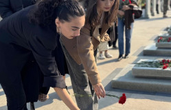 8 Noyabr-Zəfər Günü münasibətilə Hərbi Memorial Məzarlığı ziyarət edilib.
