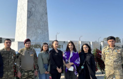 8 Noyabr-Zəfər Günü münasibətilə Hərbi Memorial Məzarlığı ziyarət edilib.