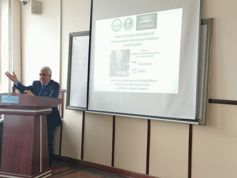 PROFESSOR ƏSGƏR RƏSULOVUN USTAD DƏRSİ