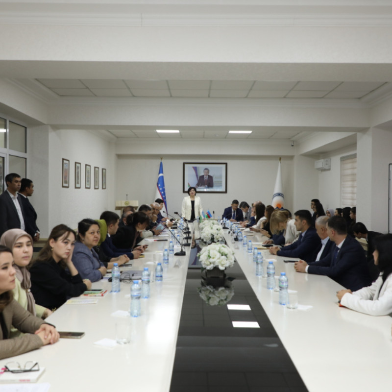 Türk xalqları tarixi kafedrasının dosenti Sevinc Ruintən Özbəkistanın Daşkənd Dövlət Şərqşünaslıq Universitetində keçirilən beynəlxalq konfransda iştirak edib