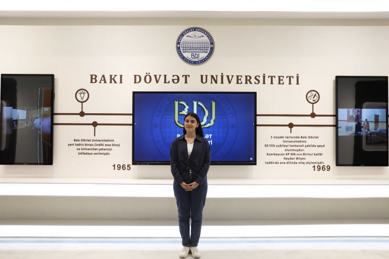 BDU-nun Prezident təqaüdçüsü üçün uğur formulu: “Çalışmaq, intizam və inam”