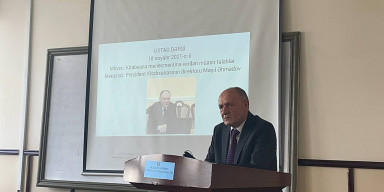 PREZİDENT KİTABXANASININ DİREKTORUNUN USTAD DƏRSİ