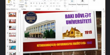 FAKÜLTƏ KİTABXANA HƏFTƏSİNDƏ TƏMSİL OLUNUB