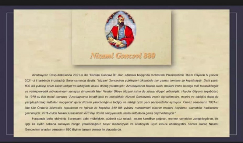 MAGISTRANT İLAHƏ ƏHMƏDOVANIN ELMİ SEMİNARI