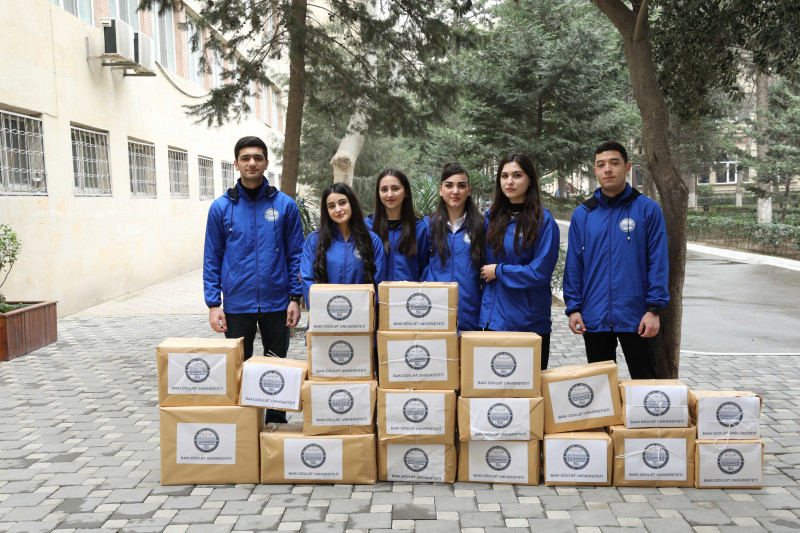 "SİMURQ" KİTABXANASINA KİTABLAR GÖNDƏRİLİB