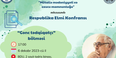 Elmi konfrans öz işini başa çatdırıb