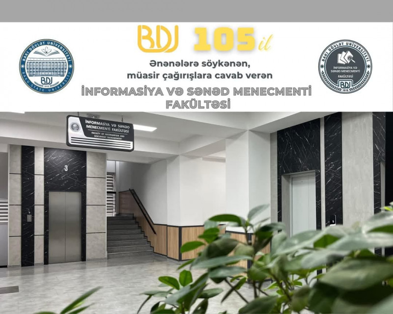 FAKÜLTƏDƏ YENİ İXTİSAS