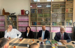 Şeyx Haməd Mükafatı Fondunun icraçı direktoru Ləbib Nəhhas və Zeki Şahin Ərəb filologiyası kafedrasının qonağı olub