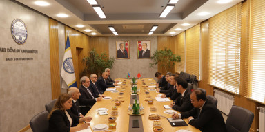 Çin Xalq Respublikasının Şanxay Siyasi Elmlər və Hüquq Universitetinin nümayəndə heyəti BDU-da