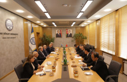 Çin Xalq Respublikasının Şanxay Siyasi Elmlər və Hüquq Universitetinin nümayəndə heyəti BDU-da