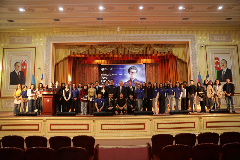 BDU-da Türkiyənin tanınmış astronavtı Tuva Cihangir Ataseverlə görüş