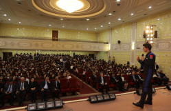 BDU-da Türkiyənin tanınmış astronavtı Tuva Cihangir Ataseverlə görüş