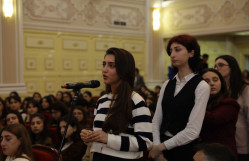 BDU-da Türkiyənin tanınmış astronavtı Tuva Cihangir Ataseverlə görüş