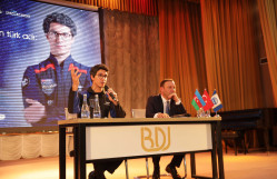 BDU-da Türkiyənin tanınmış astronavtı Tuva Cihangir Ataseverlə görüş