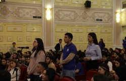 BDU-da Türkiyənin tanınmış astronavtı Tuva Cihangir Ataseverlə görüş