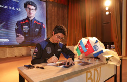 BDU-da Türkiyənin tanınmış astronavtı Tuva Cihangir Ataseverlə görüş