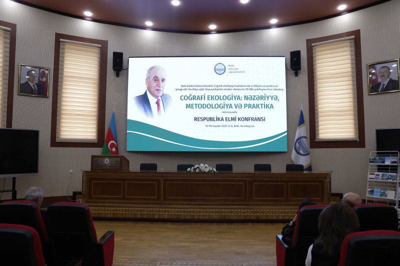 BDU-da “Coğrafi ekologiya: nəzəriyyə, metodologiya və praktika” mövzusunda Respublika elmi konfransı keçirilir