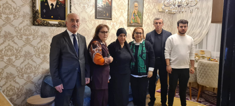 Şəhid ailəsi ziyarət edilib