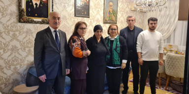 Şəhid ailəsi ziyarət edilib