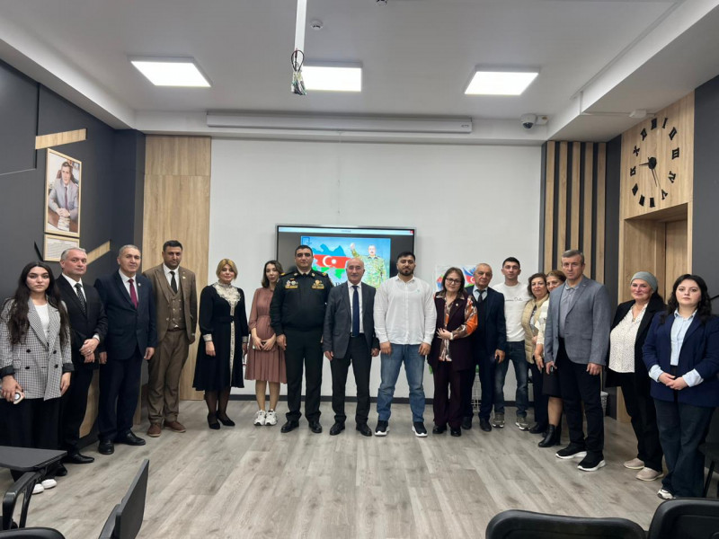 Coğrafiya fakültəsində  “Zəfərin səsi” adlı tədbir keçirilib