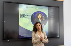 "İdman jurnalistikası və efir mədəniyyəti" adlı görüş