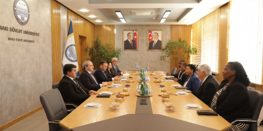 BDU-da Cənubi Afrika Respublikasının nümayəndə heyəti ilə görüş keçirilib