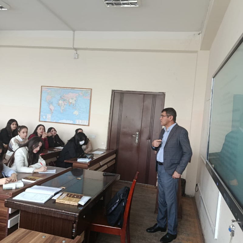 Tarix fakültəsində ustad dərsi keçirilmişdir