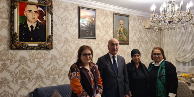 BDU-nun şəhid məzunu Namiq Cavadovun ailəsi ziyarət edilib