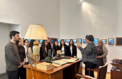 BDU tələbələri akademik Yusuf Məmmədəliyevin Memorial Muzeyində