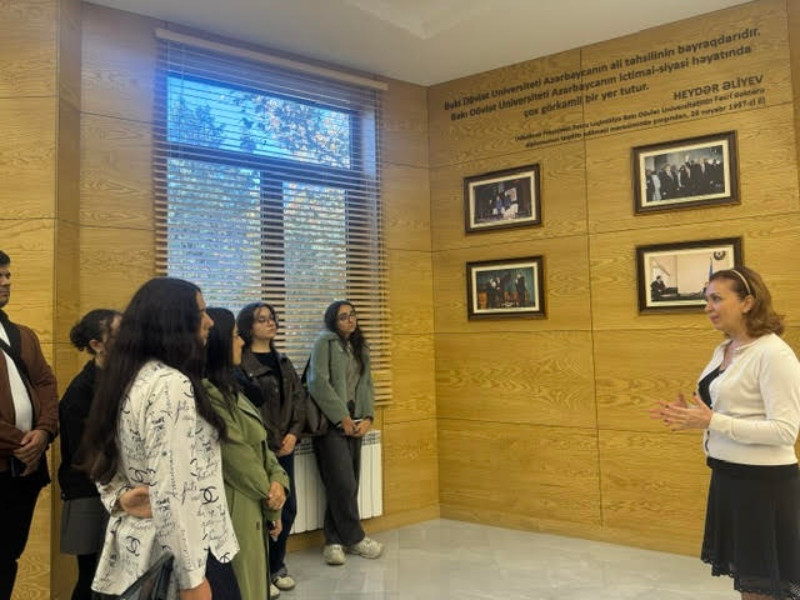 Tələbələrimiz üçün Heydər Əliyev Mərkəzinə ekskursiya təşkil olunub