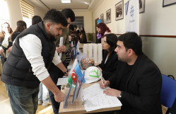 BDU-da tarixi Zəfərin 5 illik yubileyinə həsr olunmuş ixtisaslaşmış Karyera Sərgisi keçirilib