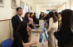 BDU-da tarixi Zəfərin 5 illik yubileyinə həsr olunmuş ixtisaslaşmış Karyera Sərgisi keçirilib