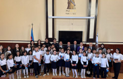 BDU-da şagirdlərlə görüş: “Hüquq və suverenlik uşaqların gözü ilə”