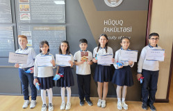 BDU-da şagirdlərlə görüş: “Hüquq və suverenlik uşaqların gözü ilə”