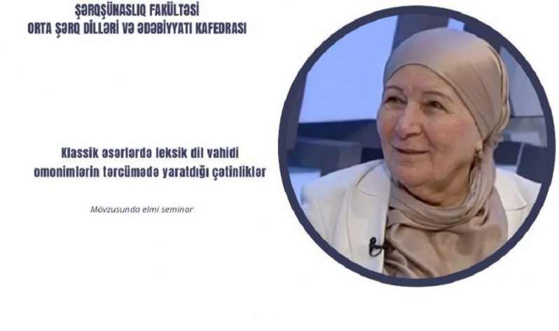 “Klassik əsərlərdə leksik dil vahidi”