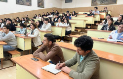 Türkiyənin Ərciyəs Universitetinin professoru BDU-da ustad dərsi keçib