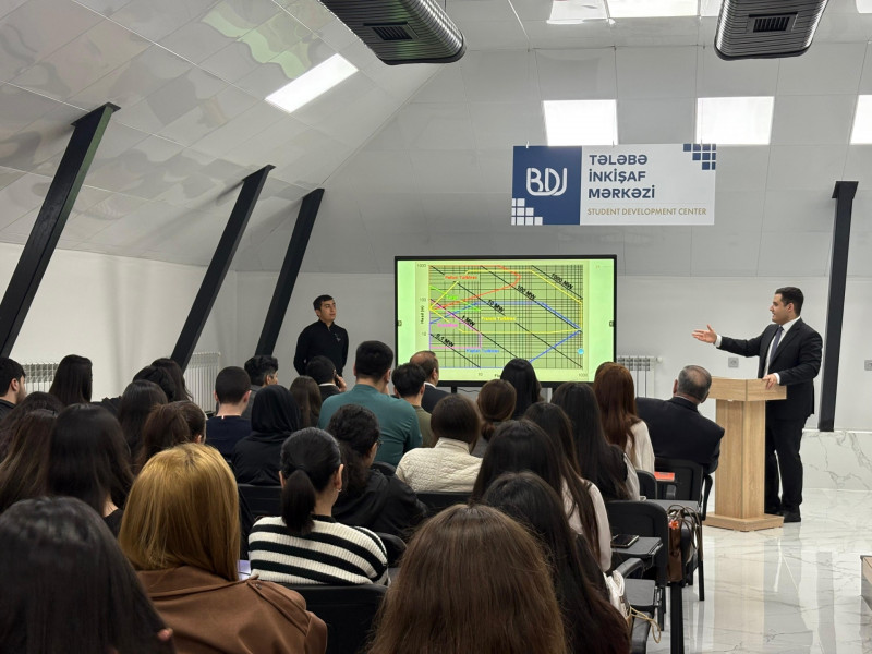 BDU-da maarifləndirici görüş: “Bərpa olunan enerji: layihələr və gələcək perspektivlər”