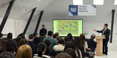 BDU-da maarifləndirici görüş: “Bərpa olunan enerji: layihələr və gələcək perspektivlər”