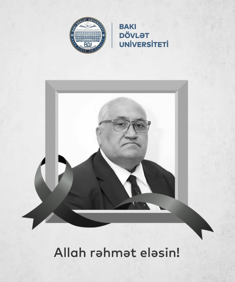 BDU-nun professoru Rauf Cəfərov vəfat edib