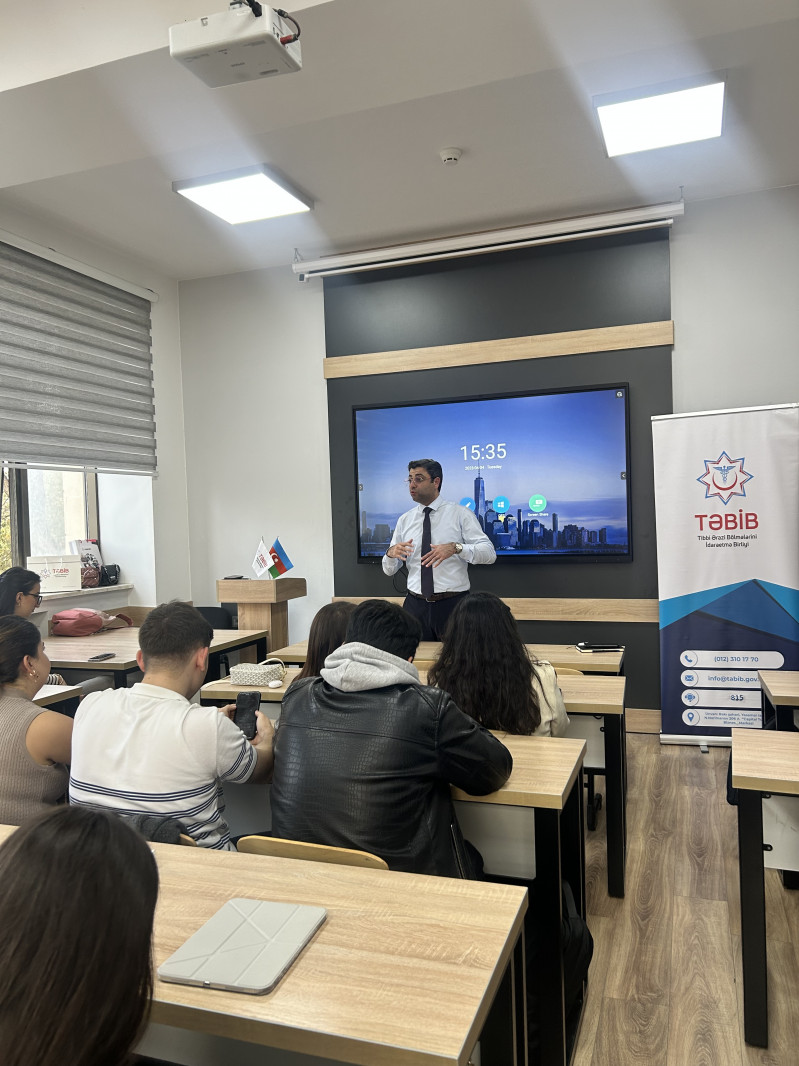 TƏBİB-in şöbə müdiri BDU-da təlim keçib