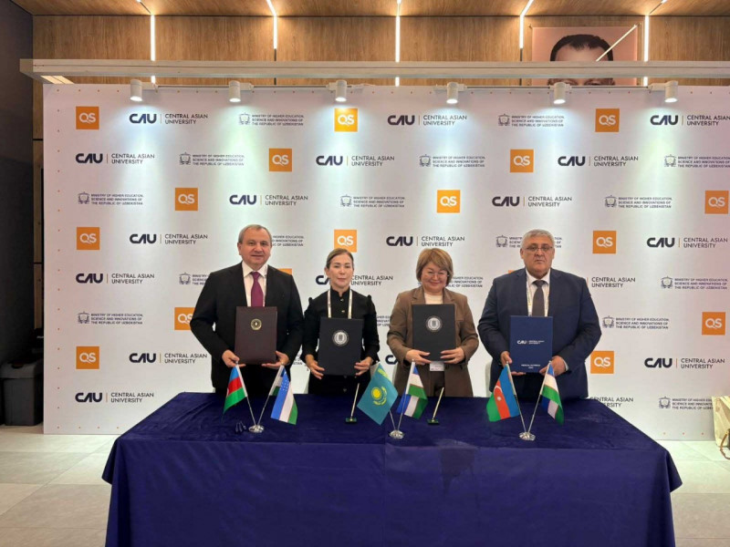 BDU Özbəkistan və Qazaxıstan universitetləri ilə dördtərəfli əməkdaşlıq memorandumu imzalayıb