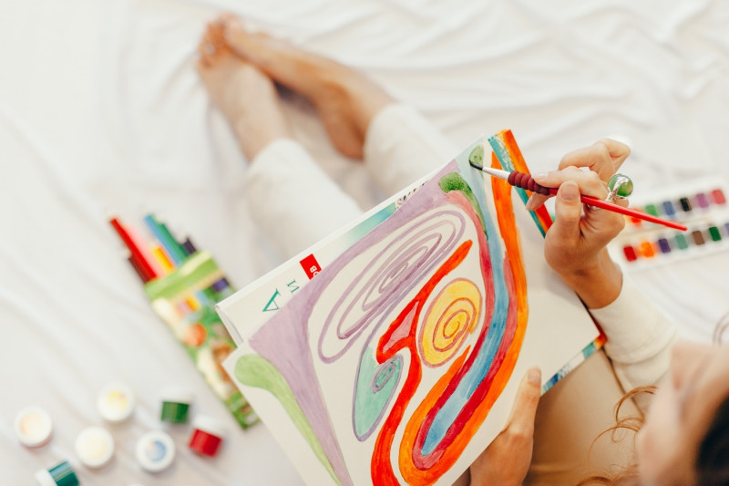 An “Art Therapy” masterclass was held at the initiative of a student from the Faculty of Biology