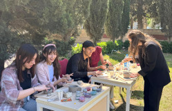An “Art Therapy” masterclass was held at the initiative of a student from the Faculty of Biology