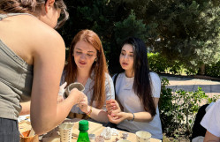 An “Art Therapy” masterclass was held at the initiative of a student from the Faculty of Biology