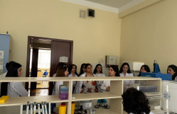 Biology Faculty Students at the Genetic Resources Institute