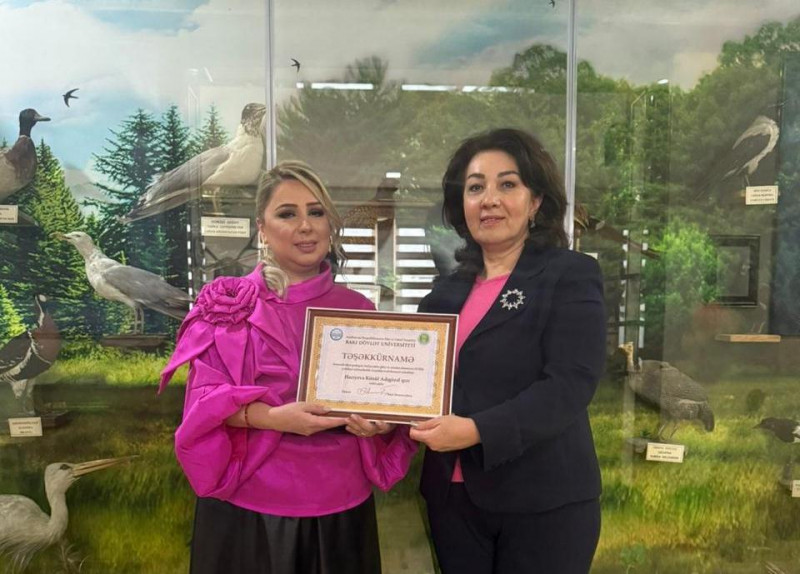 Genetika kafedrasının müəllimi Könül Hacıyevanın 50 yaşı tamam olur