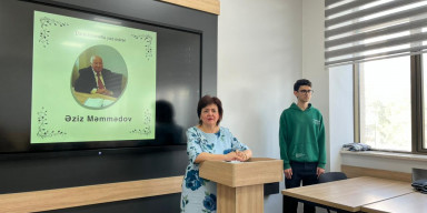 BEYNƏLXALQ MÜƏLLİMLƏR GÜNÜNƏ HƏSR EDİLMİŞ TƏDBİR KEÇİRİLİB