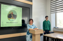 BEYNƏLXALQ MÜƏLLİMLƏR GÜNÜNƏ HƏSR EDİLMİŞ TƏDBİR KEÇİRİLİB